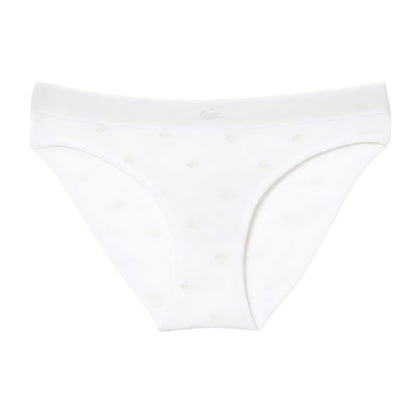 Front - Lacoste Womens/Ladies Cotton Stretch Briefs