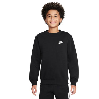 Front - Nike Childrens/Kids Club Embroidered Logo Sport Sweatshirt