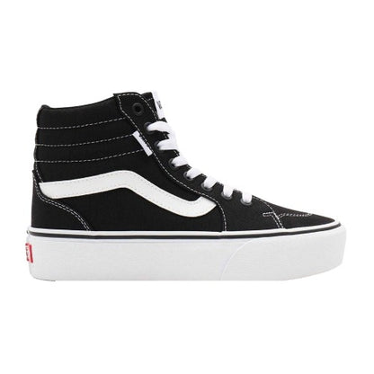 Front - Vans Womens/Ladies Filmore Canvas Platform High Top Trainers