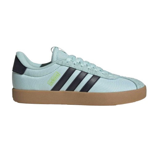 Front - Adidas Womens/Ladies VL Court 3.0 Suede Flat Trainers