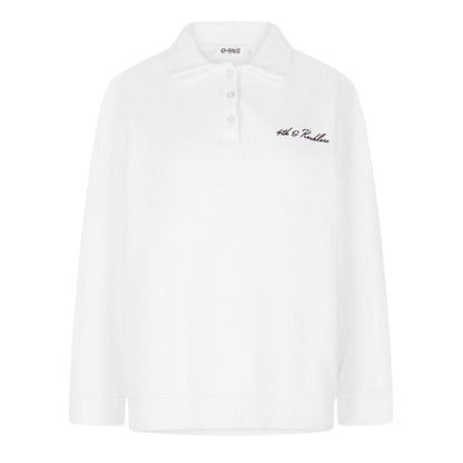 Front - 4th & Reckless Womens/Ladies Polo Sweatshirt
