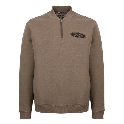 Front - Jack Wills Mens Americano Oversized Sweatshirt