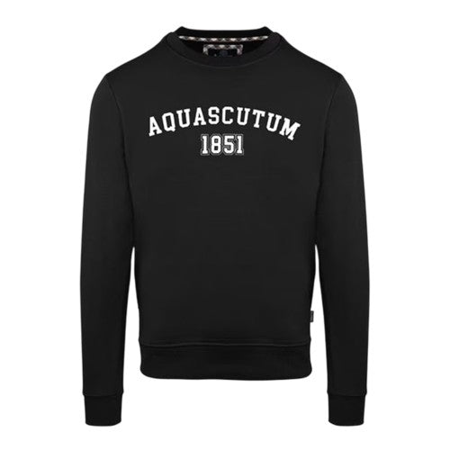 Front - Aquascutum Mens Arched Logo Sweatshirt