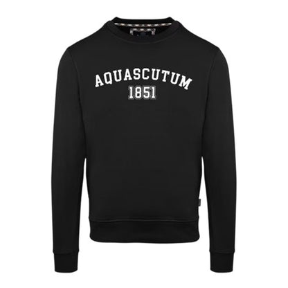 Front - Aquascutum Mens Arched Logo Sweatshirt