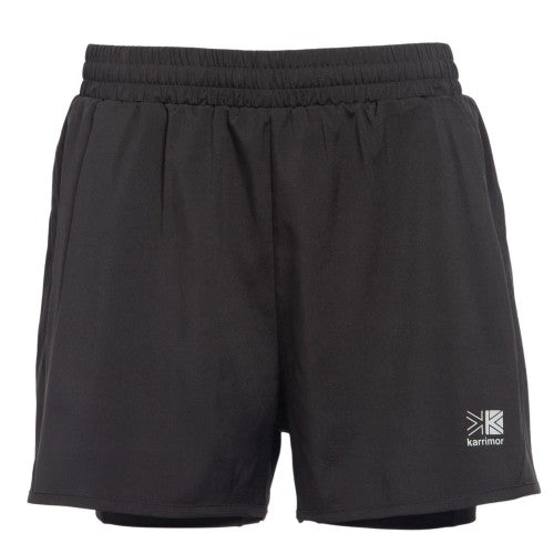 Front - Karrimor Womens/Ladies 2 in 1 Running Shorts