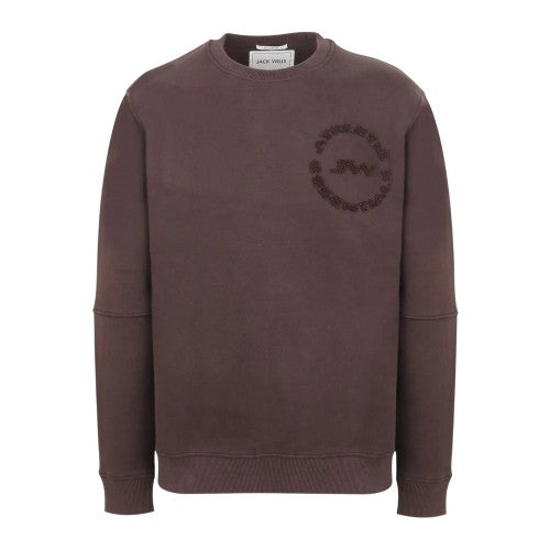 Front - Jack Wills Mens Bouclé Sweatshirt