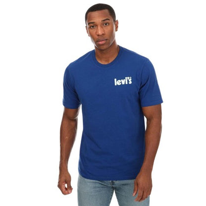 Front - Levis Mens Logo Crew Neck Relaxed Fit T-Shirt