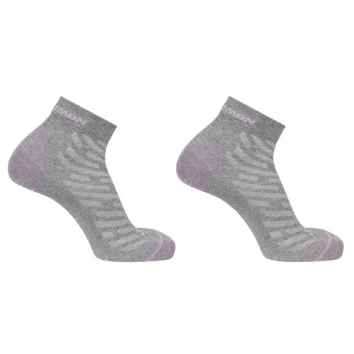 Front - Salomon Unisex Adult Sports Socks