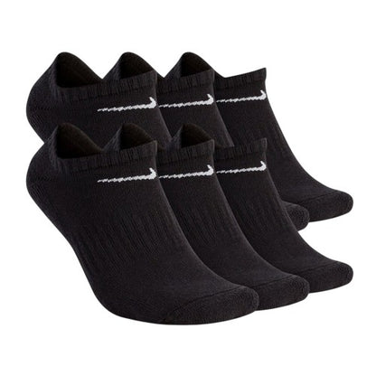 Front - Nike Unisex Adult No-Show Socks (Pack of 6)