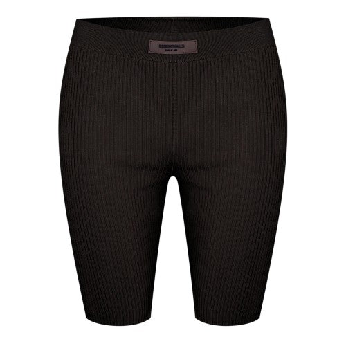 Front - Fear Of God Essentials Womens/Ladies Ribbed Cycling Shorts