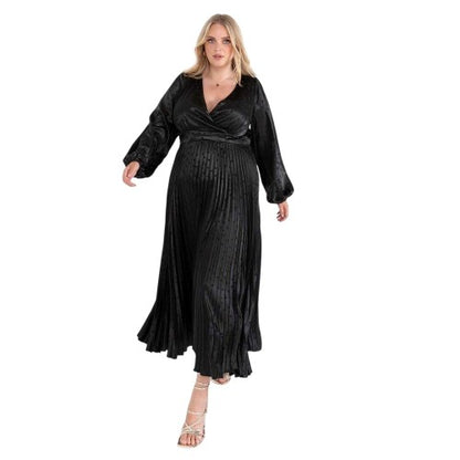 Front - Lovedrobe Womens/Ladies Satin Wrap Dress
