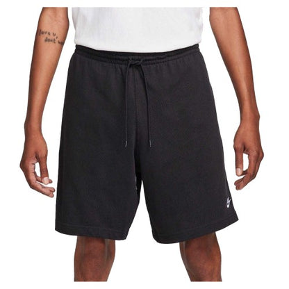 Front - Nike Mens Club Embroidered Logo Shorts