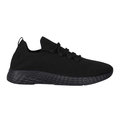 Front - Fabric Childrens/Kids Santo Mesh Lace Up Trainers