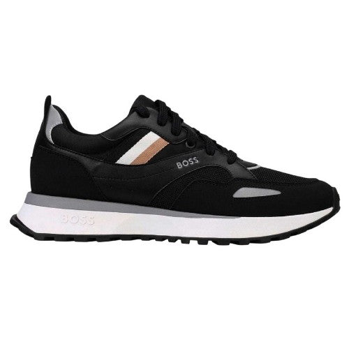 Front - Boss Mens Jonah Reflective Mesh Trainers