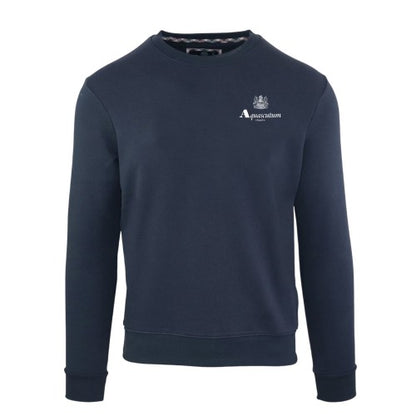 Front - Aquascutum Mens Crew Neck Regular Sweatshirt