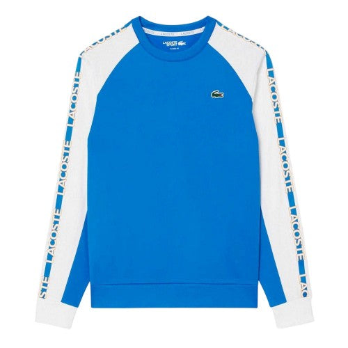 Front - Lacoste Mens Colour Block Stripe Sweatshirt