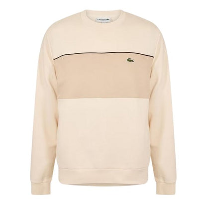 Front - Lacoste Mens Colour Block Sweatshirt
