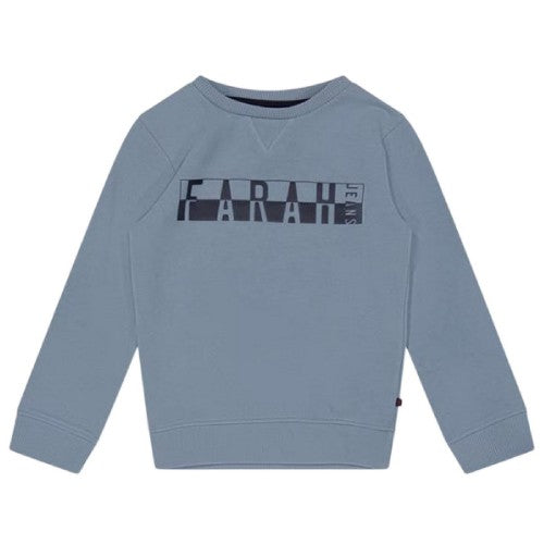 Front - Farah Boys Graphic Print Sweatshirt