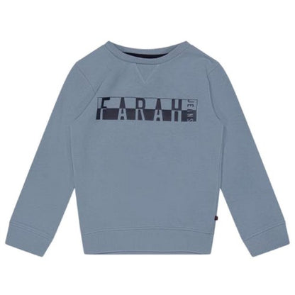 Front - Farah Boys Graphic Print Sweatshirt