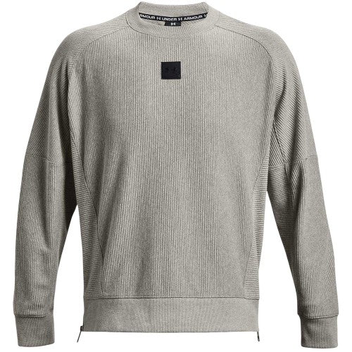 Front - Under Armour Mens Ventilated Relaxed Fit Long-Sleeved Sweatshirt