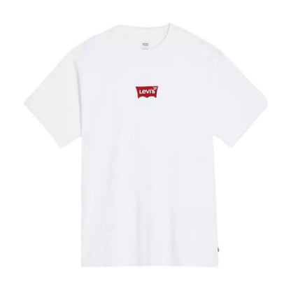 Front - Levis Mens Lettering Crew Neck T-Shirt