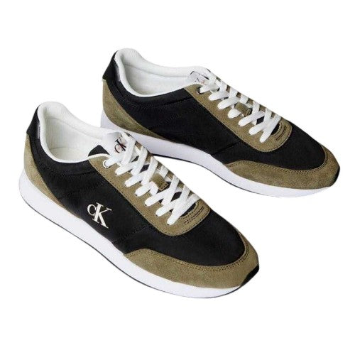 Front - Calvin Klein Mens Retro Flat Trainers