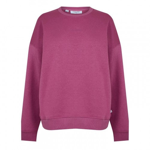 Front - Calvin Klein Womens/Ladies Regular Drop Sleeve Sweatshirt
