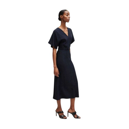 Front - Boss Womens/Ladies A-line Fitted Kimono Sleeve Midi Dress