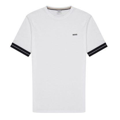 Front - Boss Childrens/Kids Embroidered Logo Cotton T-Shirt