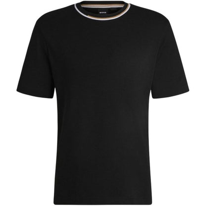 Front - Boss Mens Thompson 30 Striped T-Shirt