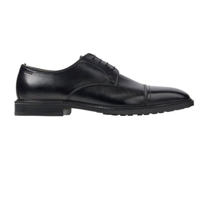 Front - Boss Mens Leather Derby Shoes