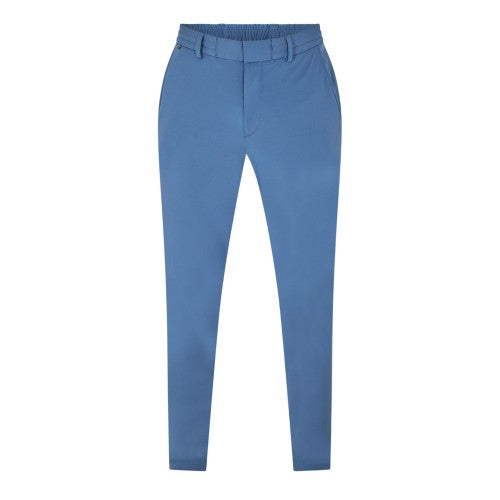 Front - Boss Mens Genius Elasticated Waist Slim Chinos