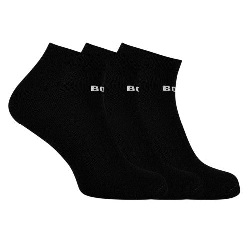 Front - Boss Unisex Adult Logo Trainer Socks (Pack of 3)