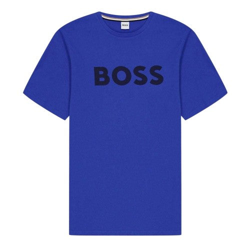 Front - Boss Mens Logo Regular T-Shirt