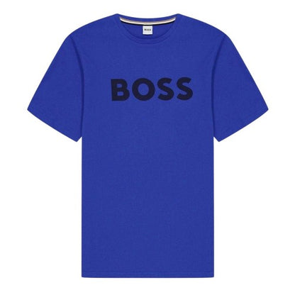 Front - Boss Mens Logo Regular T-Shirt