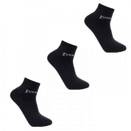 Front - Everlast Mens Trainer Socks (Pack of 3)