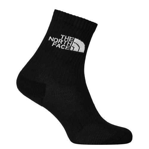 Front - The North Face Unisex Adult Crew Socks (Pack of 3)