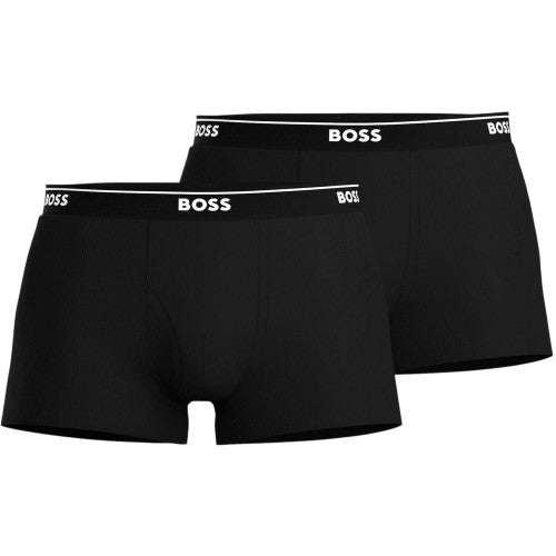 Front - Boss Mens Logo Boxer Shorts (Pack of 2)