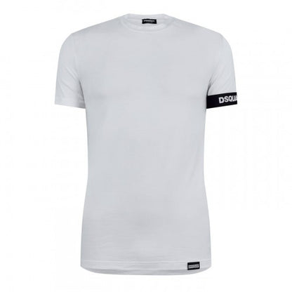 Front - DSquared2 Mens Logo Stretch T-Shirt