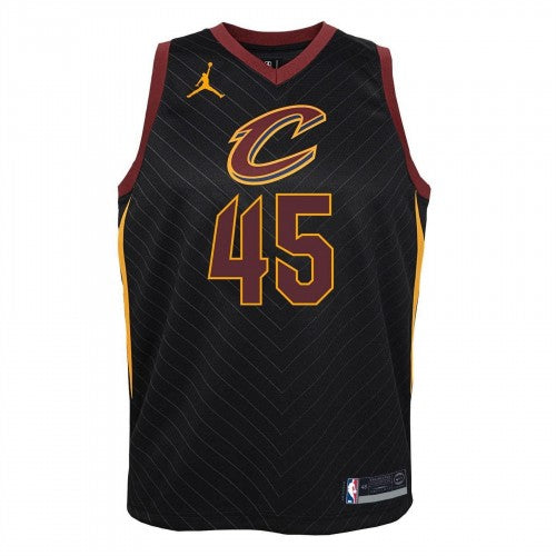 Front - Nike Boys NBA Cleveland Cavaliers Polyester Basketball Jersey
