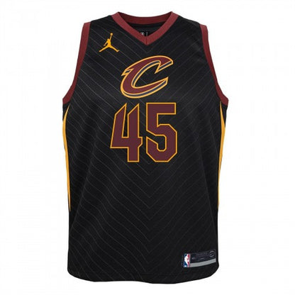 Front - Nike Boys NBA Cleveland Cavaliers Polyester Basketball Jersey