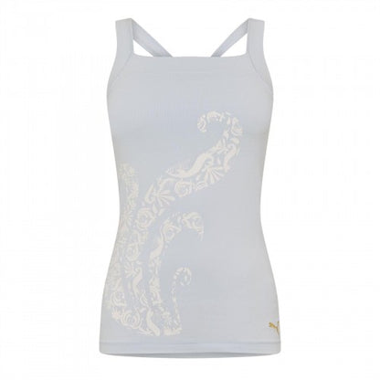 Front - Puma Womens/Ladies Vintage Floral Vest Top