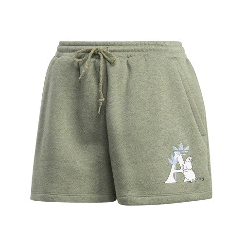 Front - Moomin Womens/Ladies Adidas Sweat Shorts