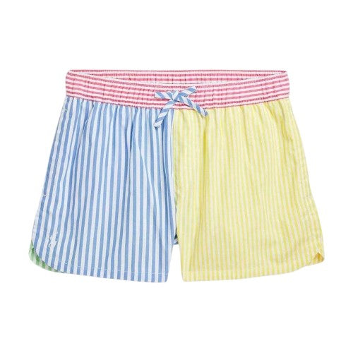 Front - Ralph Lauren Childrens/Kids Cotton Stripe Relaxed Fit Shorts