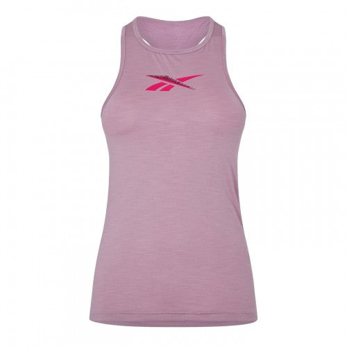 Front - Reebok Womens/Ladies Barbie Graphic Print Tank Top