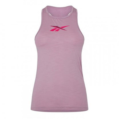 Front - Reebok Womens/Ladies Barbie Graphic Print Tank Top