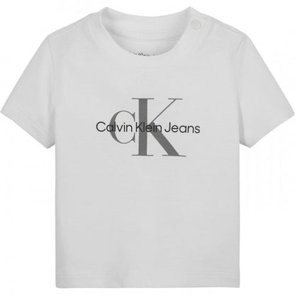 Front - Calvin Klein Baby Monogram Regular T-Shirt