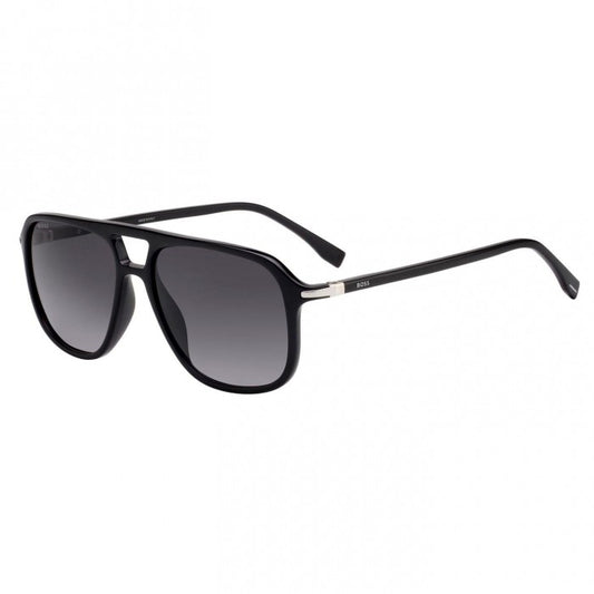 Front - Boss Mens Classic Pilot Sunglasses