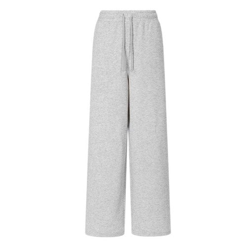 Front - Slazenger Womens/Ladies Polyester Blend Wide Leg Sweatpants