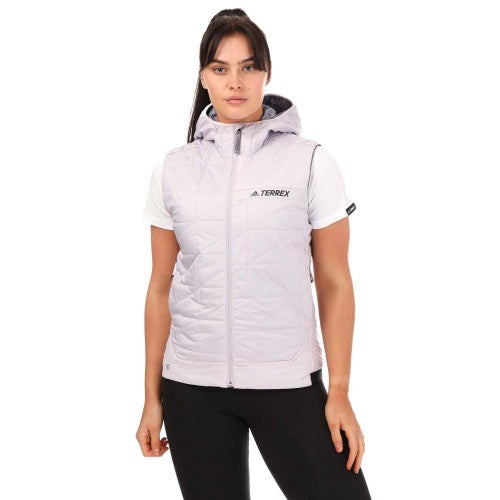 Front - Adidas Womens/Ladies Terrex Insulated Hybrid Body Warmer